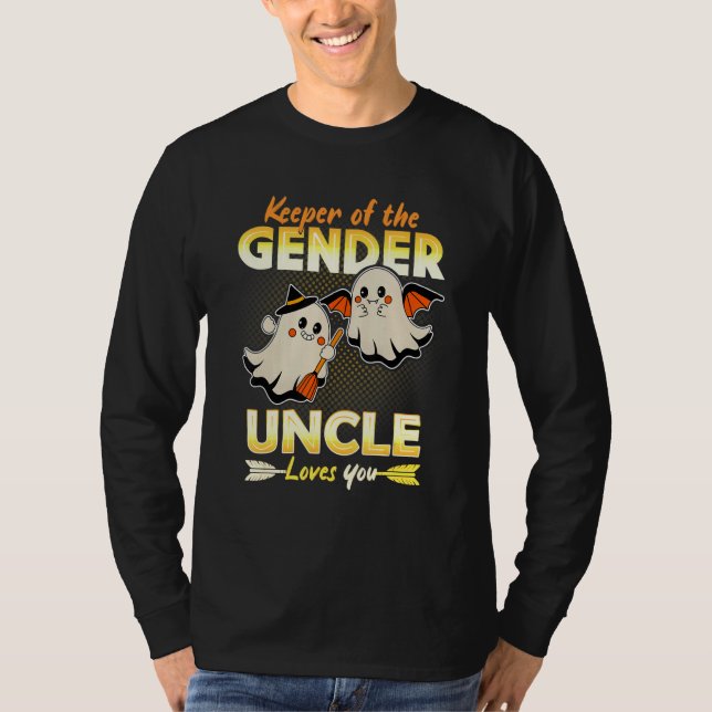 Camiseta Keeper Of The Gender Uncle Loves You Reveal Hallow (Anverso)