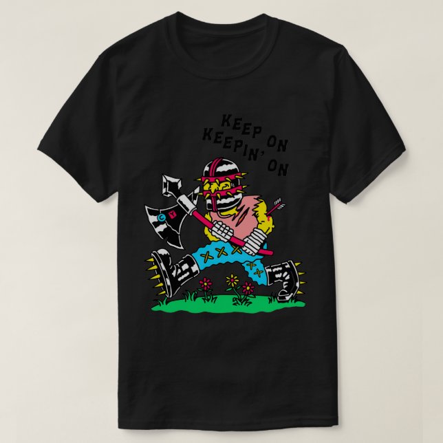 Camiseta KEEPIN activado (Diseño del anverso)