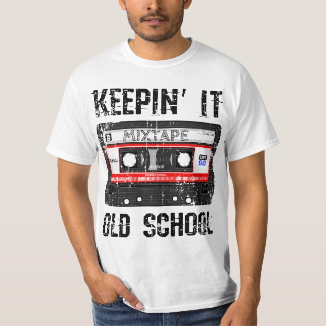 Camiseta Keepin It Old School 80s and 90s Hip Hop  (Anverso)