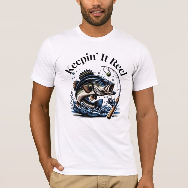 Camiseta Keepin' it Reel Fishing  (Anverso)