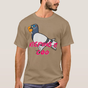 Camiseta Keeping It Coo Fred the Pigeon Summer Illustration