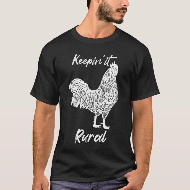 Camiseta Keepinu2019 Pollo Avícola Rural (Anverso)