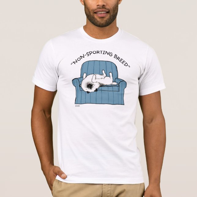 Camiseta Keeshond "Raza No Deportiva" (Anverso)