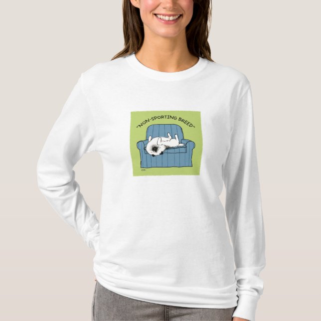 Camiseta Keeshond "Raza No Deportiva" (Anverso)