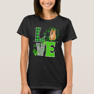 Camiseta Keeshond Shamrock Lucky C Irish St Patricks Day