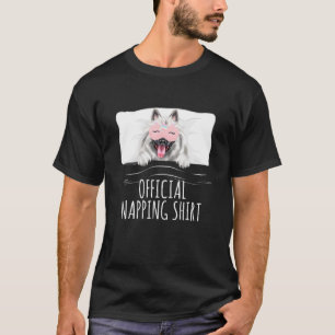 Camiseta Keeshond Unicornio Máscara de Sueño