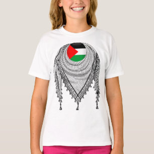 Camiseta Keffiyeh palestino Scarf tejido tradicional