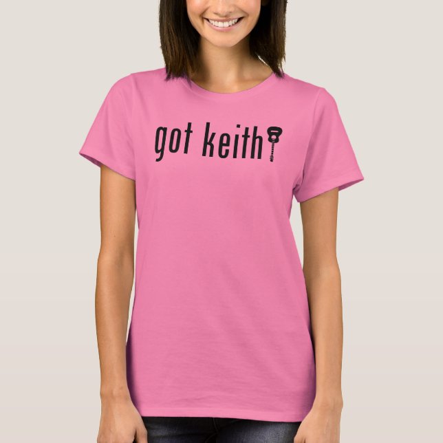 Camiseta ¿Keith conseguido? (Anverso)