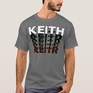 Camiseta Keith Funny Retro Vintage Sunset Keith 80s 90s boy