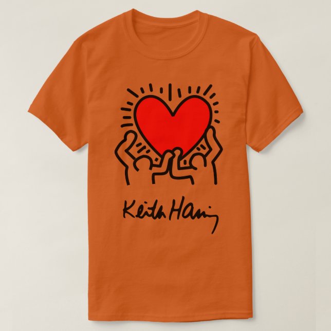 Camiseta keith pain haring 2 (Diseño del anverso)