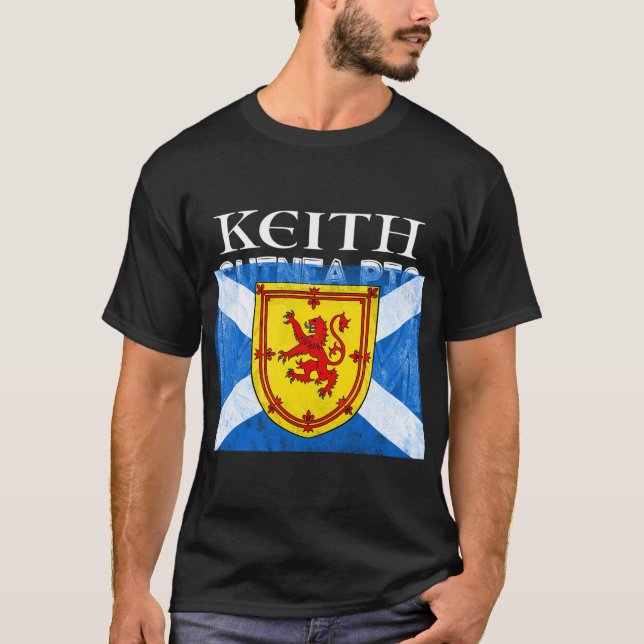 Camiseta Keith Scottish Clan Name Gift Scotflag Festiv (Anverso)