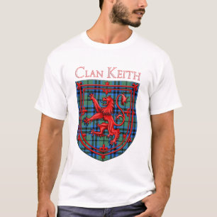 Camiseta Keith Tartan Scottish Plaid Lion Rampant