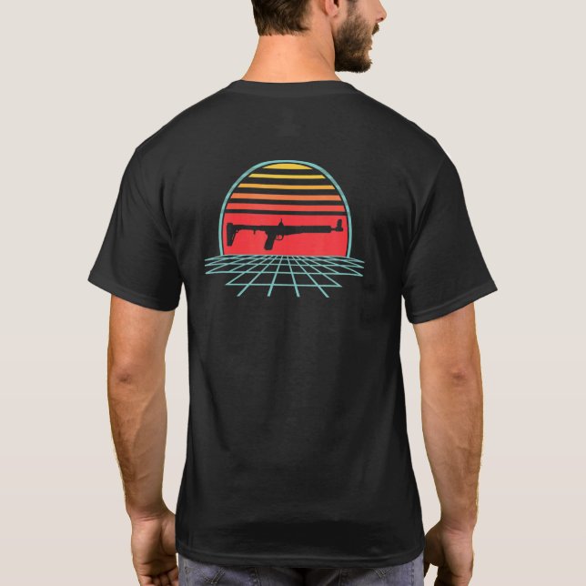 Camiseta Kel Tec Sub2000 Accessories Fun Retro Tactical Kel (Reverso)