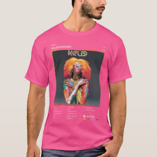 Camiseta Kelis - Álbum de lista de tracklist Kaleidoscope