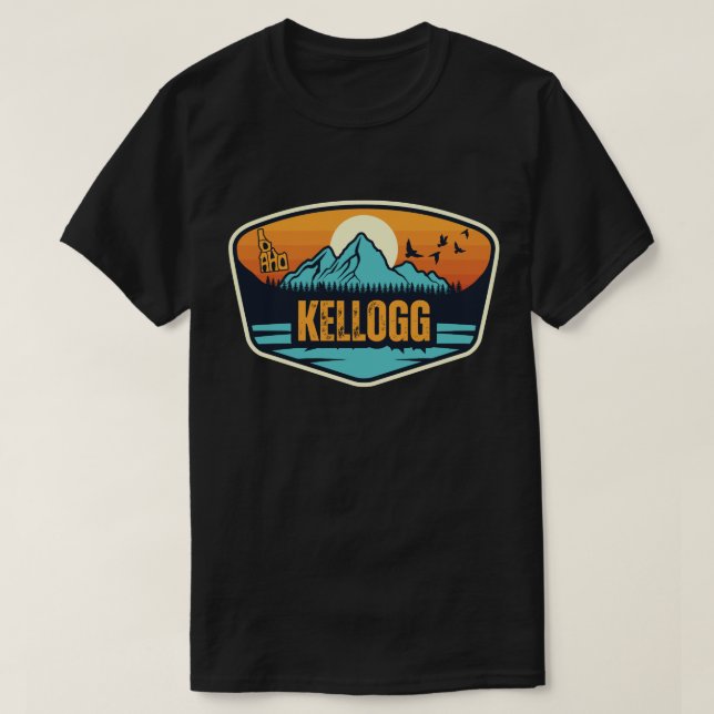 Camiseta Kellogg, Idaho (Diseño del anverso)