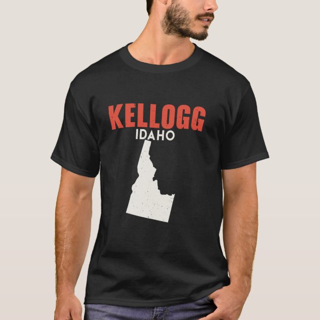 Camiseta Kellogg Idaho Estados Unidos de América Viajes Ida (Anverso)