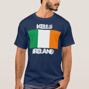 Camiseta Kells, Irlanda con bandera irlandesa