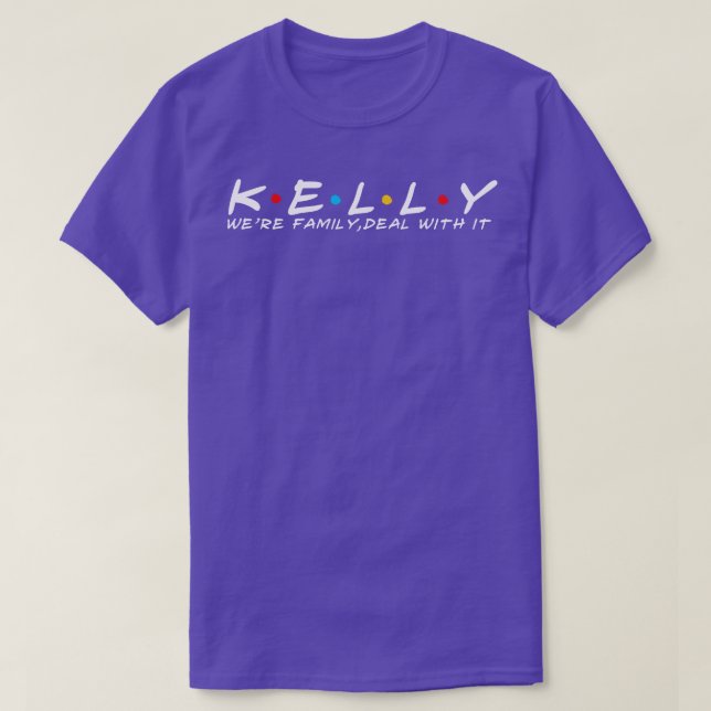 Camiseta Kelly Family Kelly Surname Kelly Apellido 1 (Diseño del anverso)