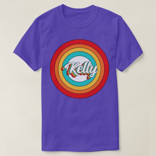 Camiseta Kelly Name Shirt Vintage Kelly Circle (Diseño del anverso)