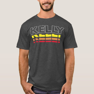 Camiseta Kelly Nombre Divertido Vintage Atardecer Kelly vin