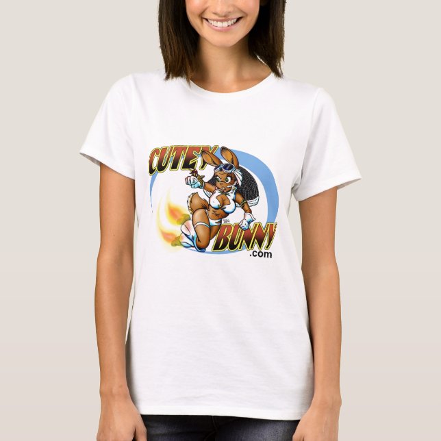 Camiseta ¡Kelly ÓHarez! (conejito del cutey) (Anverso)