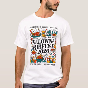 Camiseta Kelowna Ribfest 2026 Festival de Columbia Británic