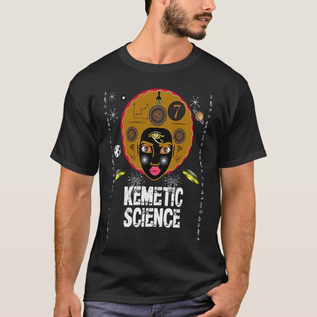 Camiseta Kemetic Science  True Royalty Pharaoh Pyramids Sph (Anverso)