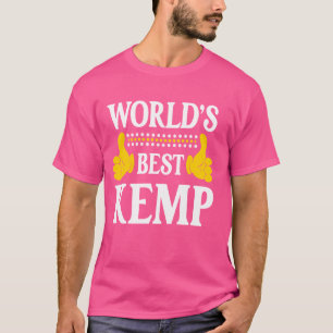Camiseta Kemp Apellido Funny Team Family Apellido Mundo B