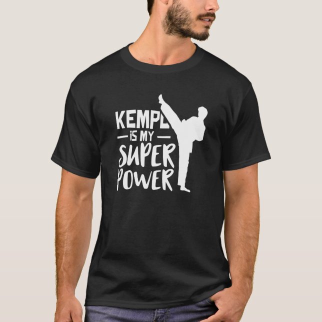 Camiseta Kempo Es Mi Superpotencia Kenpo Karate Shaolin Mar (Anverso)