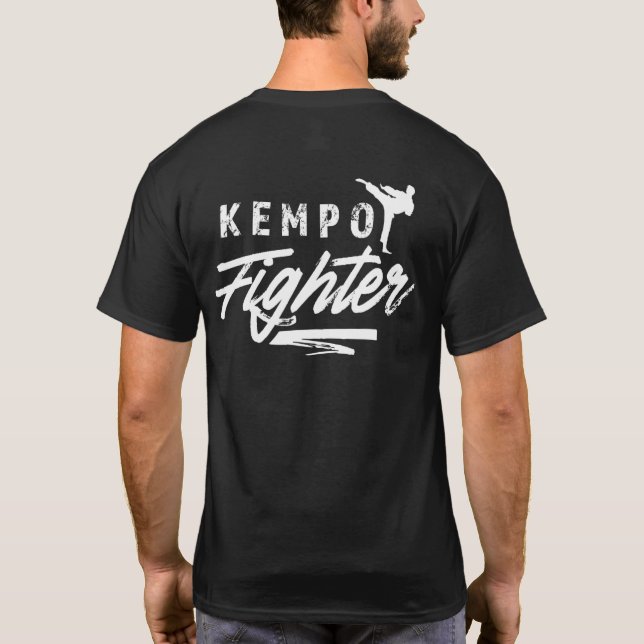 Camiseta Kempo Fighter Karate Shaolin Kenpo Martial Arts 1 (Reverso)