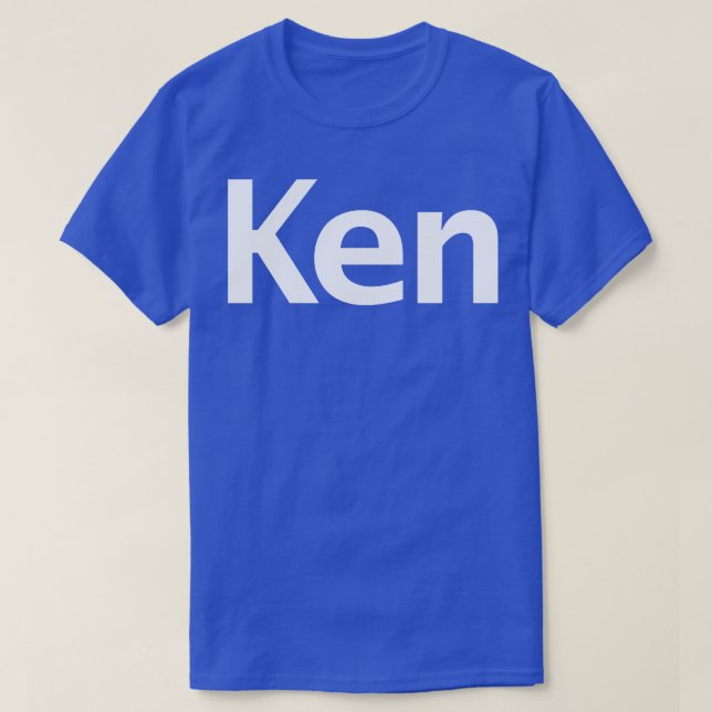 Camiseta Ken 2 (Diseño del anverso)