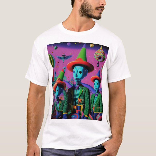 Camiseta Ken Gage Fiesta Psychedelic (Anverso)