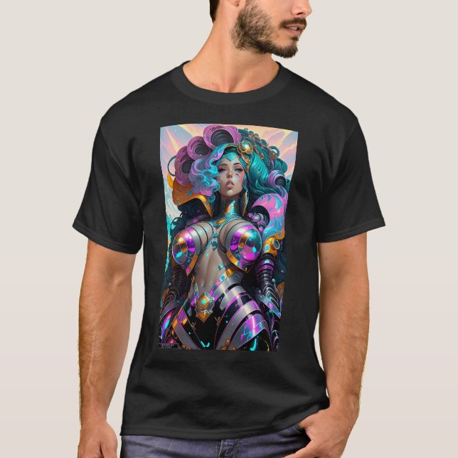 Camiseta Ken Gage Queen of the Vapor-Rave Fantasy (Anverso)