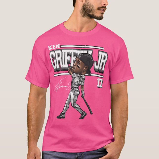 Camiseta Ken Griffey Jr Chicago W Leyenda Personalizado (Anverso)