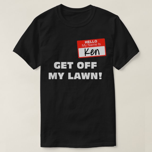 Camiseta Ken Karen Halloween Costume Quítate De Mi Césped B (Diseño del anverso)