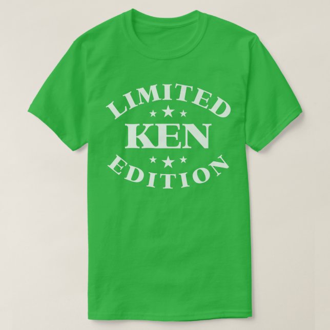Camiseta Ken Limited EditionFunny Personalized Ken  (Diseño del anverso)