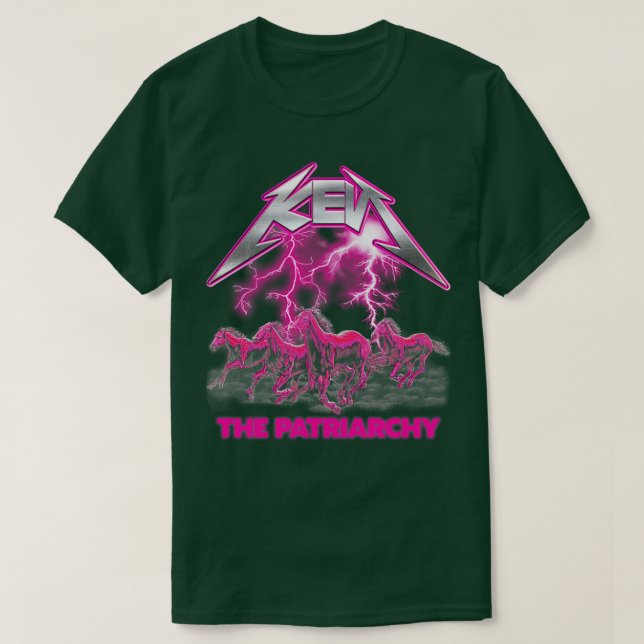 Camiseta Ken Patriarchy Es Acerca De Los Caballos (Diseño del anverso)