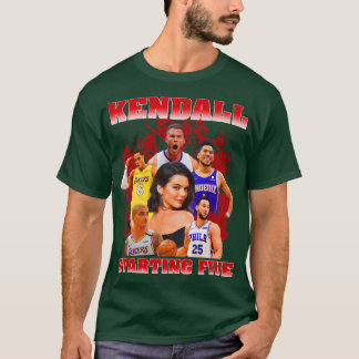 Camiseta kendall starting five 5 familia divertida con sarc