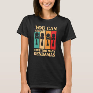 Camiseta Kendama Nunca Se Puede Tener Demasiado Espíritu De