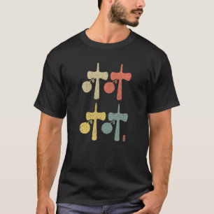 Camiseta Kendama Vintage En Colores Retro, Espíritu De Kend