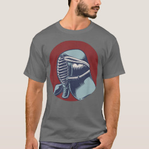 Camiseta Kendo Mascara japonesa Rising Sun T-Shirt Copy C