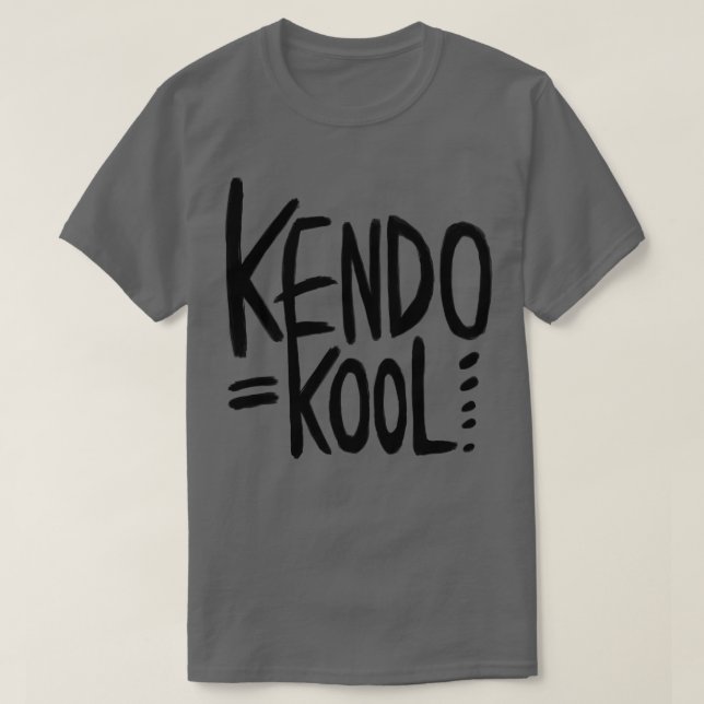 Camiseta Kendo Pun Kendo es Kool para Kendoka (Diseño del anverso)