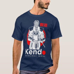 Camiseta Kendo Samurai Soul Warril Artes Marciales Japonesa