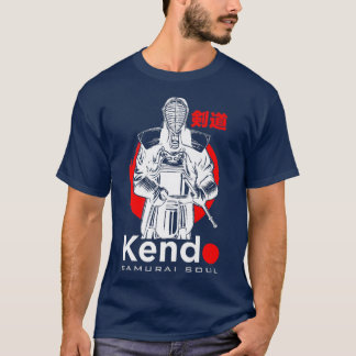 Camiseta Kendo Samurai Soul Warril Artes Marciales Japonesa