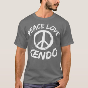 Camiseta Kendo Saying Design Japan Sword Art Peace Love Ken