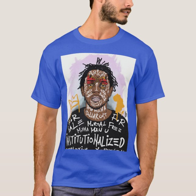 Camiseta Kendrick Lamar divertido (Anverso)