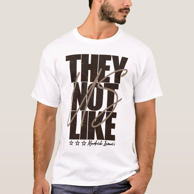 Camiseta Kendrick Lamar no les gustamos (Anverso)