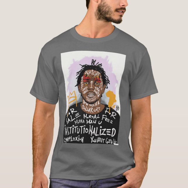 Camiseta Kendrick Lamar retro (Anverso)