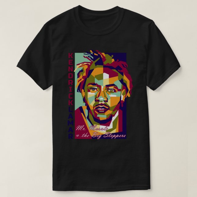 Camiseta Kendrick Lamar Sr. Morale a Kendrick Lamar Sr. Mor (Diseño del anverso)