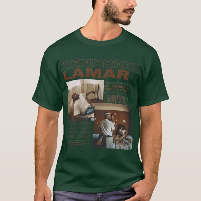 Camiseta Kendrick Lamar Vintage retro (Anverso)